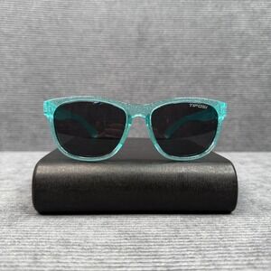 Tifosi Swank Sunglasses Crystal Teal Glitter Frames Blue #BP00207 1590406170